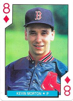 1992 U.S. Playing Card Co. Boston Red Sox Playing Cards #8♦ Kevin Morton Front