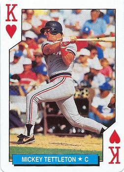 1992 U.S. Playing Card Co. Detroit Tigers Playing Cards #K♥ Mickey Tettleton Front