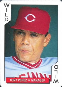 1993 Bicycle Cincinnati Reds Playing Cards #WILD Tony Perez Front