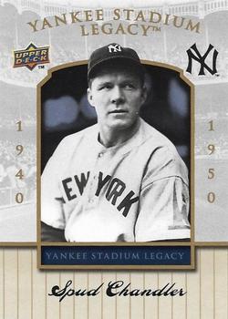 2008 Upper Deck Yankee Stadium Legacy Final Season Box Set #19 Spud Chandler Front