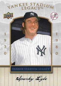 2008 Upper Deck Yankee Stadium Legacy Final Season Box Set #46 Sparky Lyle Front