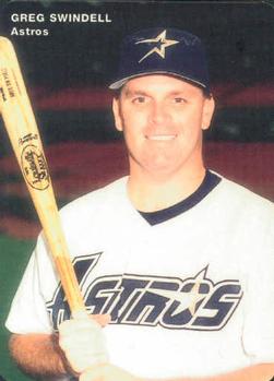 1995 Mother's Cookies Houston Astros #24 Greg Swindell Front
