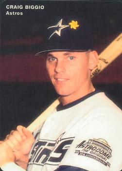 1995 Mother's Cookies Houston Astros #7 Craig Biggio Front