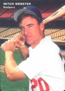 1995 Mother's Cookies Los Angeles Dodgers #12 Mitch Webster Front