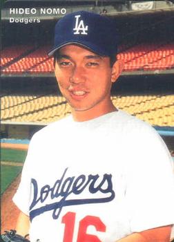 1995 Mother's Cookies Los Angeles Dodgers #13 Hideo Nomo Front