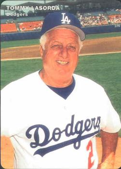 1995 Mother's Cookies Los Angeles Dodgers #1 Tommy Lasorda Front