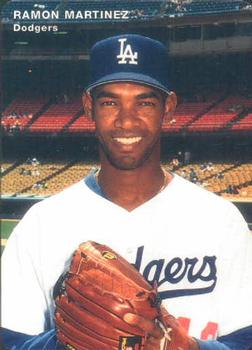 1995 Mother's Cookies Los Angeles Dodgers #4 Ramon Martinez Front