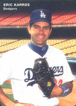 1995 Mother's Cookies Los Angeles Dodgers #5 Eric Karros Front