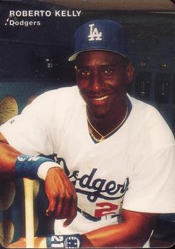 1995 Mother's Cookies Los Angeles Dodgers #6 Roberto Kelly Front