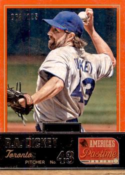 2013 Panini America's Pastime #84 R.A. Dickey Front