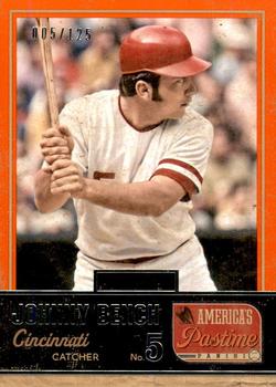 2013 Panini America's Pastime #130 Johnny Bench Front