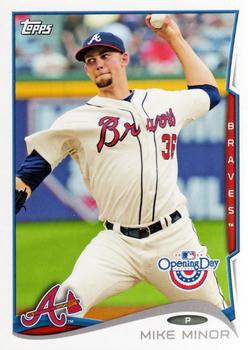 2014 Topps Opening Day #20 Mike Minor Front