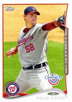 2014 Topps Opening Day #27 Doug Fister Front