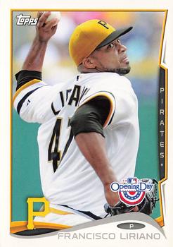 2014 Topps Opening Day #59 Francisco Liriano Front