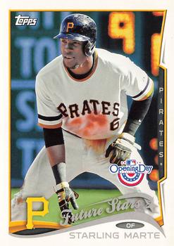2014 Topps Opening Day #63 Starling Marte Front