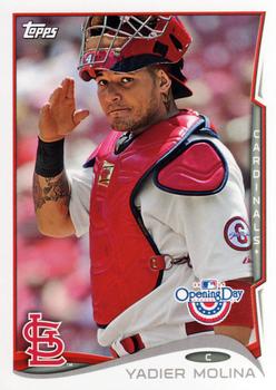 2014 Topps Opening Day #122 Yadier Molina Front