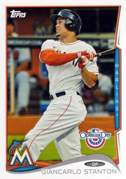 2014 Topps Opening Day #187 Giancarlo Stanton Front