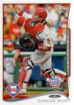 2014 Topps Opening Day #206 Carlos Ruiz Front