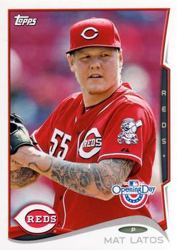 2014 Topps Opening Day #211 Mat Latos Front