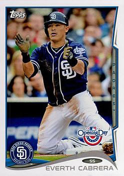 2014 Topps Opening Day #218 Everth Cabrera Front