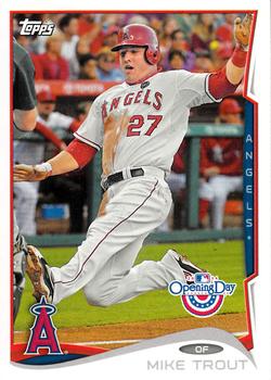2014 Topps Opening Day #1 Mike Trout Front