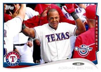 2014 Topps Opening Day #6 Adrian Beltre Front