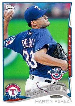2014 Topps Opening Day #15 Martin Perez Front