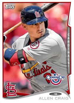 2014 Topps Opening Day #39 Allen Craig Front