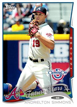 2014 Topps Opening Day #57 Andrelton Simmons Front