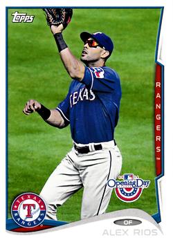 2014 Topps Opening Day #60 Alex Rios Front