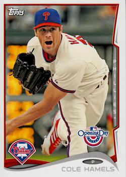 2014 Topps Opening Day #83 Cole Hamels Front