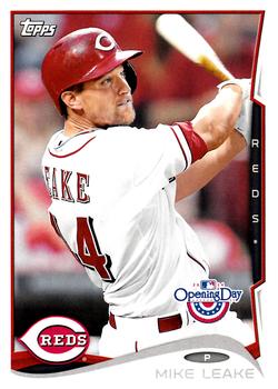 2014 Topps Opening Day #85 Mike Leake Front