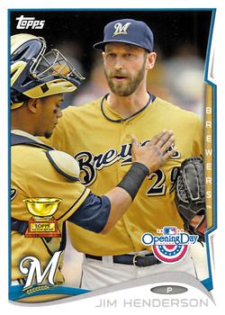2014 Topps Opening Day #94 Jim Henderson Front