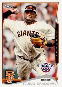 2014 Topps Opening Day #99 Pablo Sandoval Front