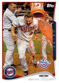 2014 Topps Opening Day #105 Brian Dozier Front
