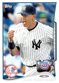 2014 Topps Opening Day #149 Alex Rodriguez Front