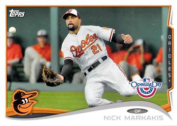 2014 Topps Opening Day #161 Nick Markakis Front
