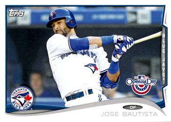2014 Topps Opening Day #166 Jose Bautista Front