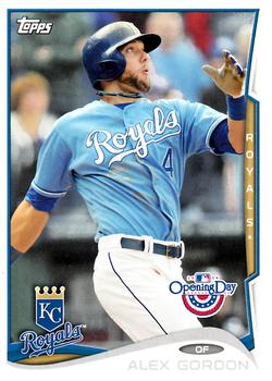 2014 Topps Opening Day #180 Alex Gordon Front