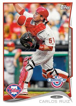 2014 Topps Opening Day #206 Carlos Ruiz Front