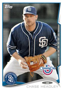 2014 Topps Opening Day #216 Chase Headley Front