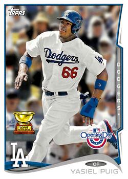 2014 Topps Opening Day #219 Yasiel Puig Front
