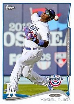 2014 Topps Opening Day #219 Yasiel Puig Front