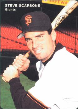 1995 Mother's Cookies San Francisco Giants #13 Steve Scarsone Front
