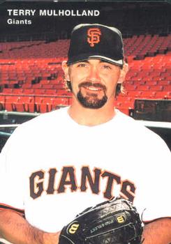 1995 Mother's Cookies San Francisco Giants #6 Terry Mulholland Front