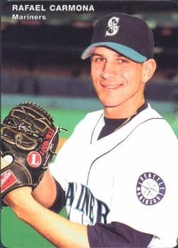 1995 Mother's Cookies Seattle Mariners #19 Rafael Carmona Front