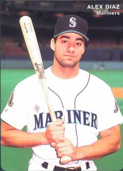 1995 Mother's Cookies Seattle Mariners #26 Alex Diaz Front