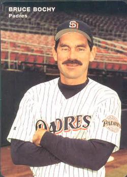 1995 Mother's Cookies San Diego Padres #1 Bruce Bochy Front