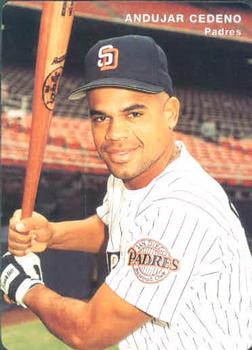 1995 Mother's Cookies San Diego Padres #5 Andujar Cedeno Front