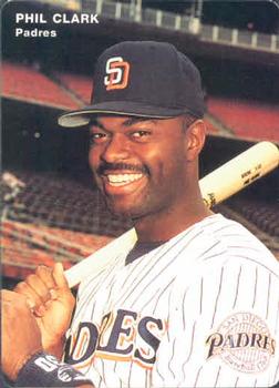 1995 Mother's Cookies San Diego Padres #7 Phil Clark Front